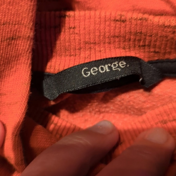 "Cool like Dad" Hoodie 4-5 years, fun jumper, burnt orange - Picture 10 of 12